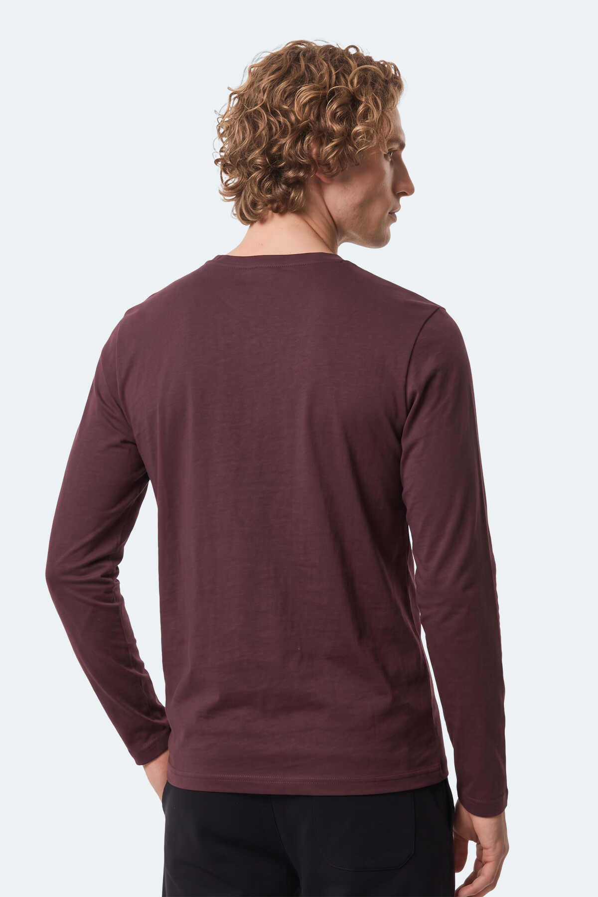 Slazenger OZZIE I Erkek Mürdüm Tişört - 6