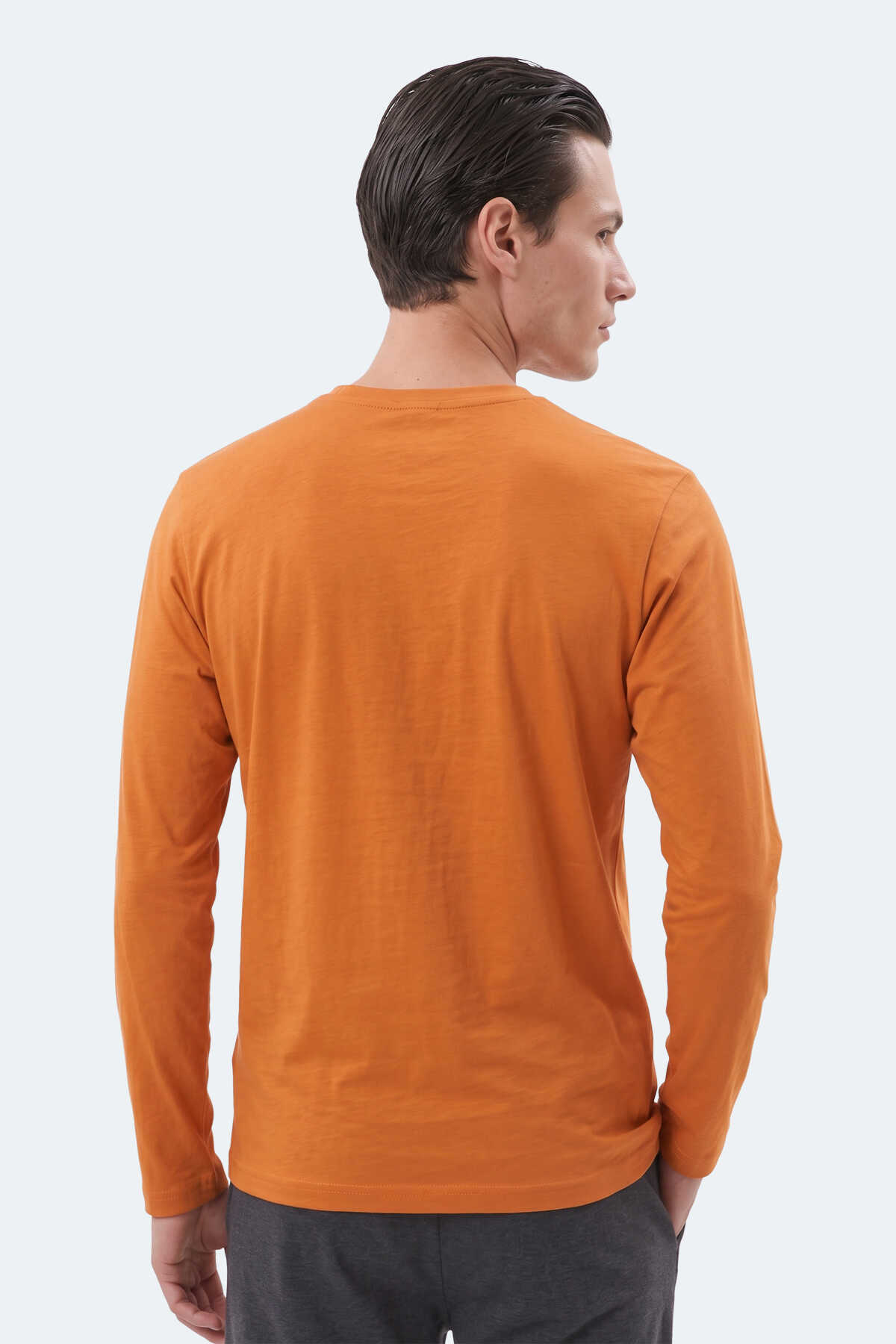 Slazenger OZZIE I Erkek Turuncu Tişört - 4