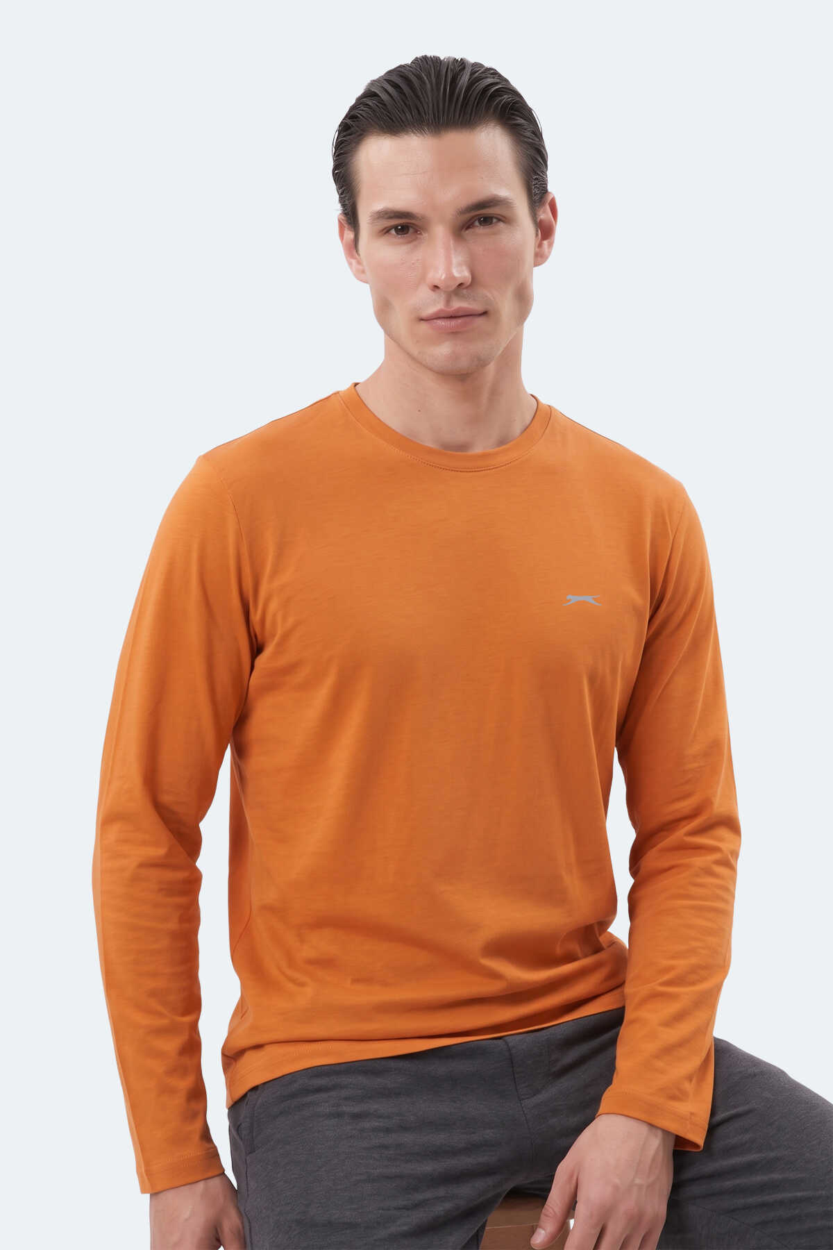 Slazenger OZZIE I Erkek Turuncu Tişört - 5
