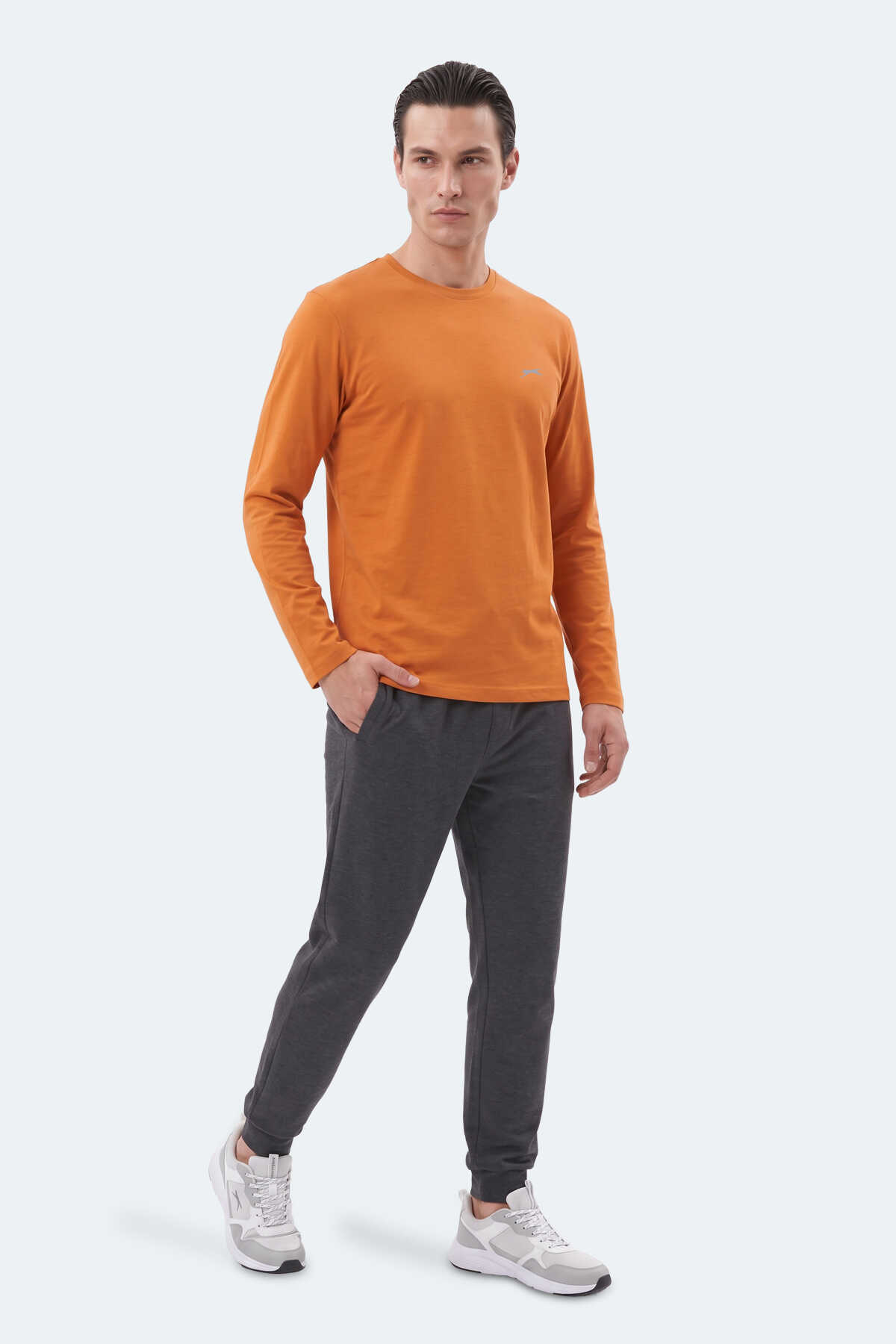 Slazenger OZZIE I Erkek Turuncu Tişört - 7
