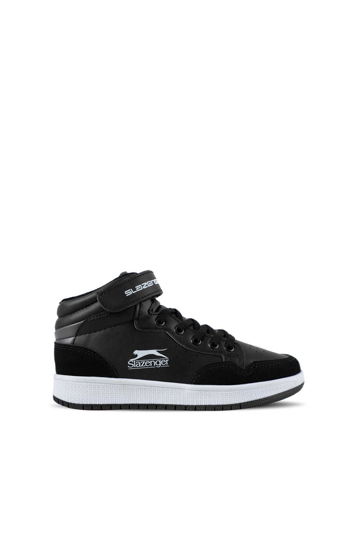 Slazenger - Slazenger PACE Sneaker Erkek Çocuk Ayakkabı Siyah / Beyaz