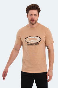 Slazenger - Slazenger PACKER Erkek Baskılı Bej Tişört Slazenger - Slazenger PACKER Erkek Baskılı Bej Tişört