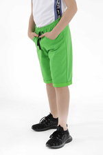 Slazenger - Slazenger PAGE IN Erkek Çocuk Şort Yeşil