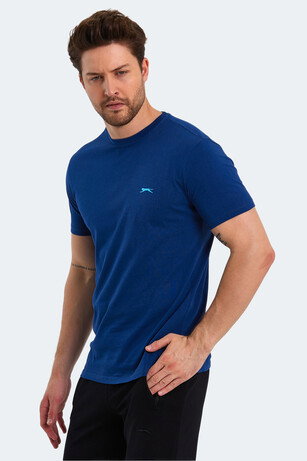 Slazenger PANCO I Erkek Indigo Tişört