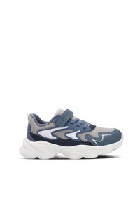 Slazenger - Slazenger PARIS Erkek Çocuk Cırt Cırtlı Mavi Sneaker