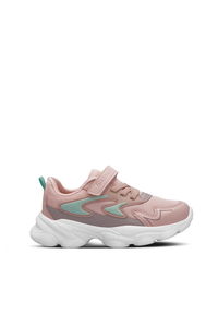 Slazenger - Slazenger PARIS Kız Çocuk Cırt Cırtlı Pembe Sneaker