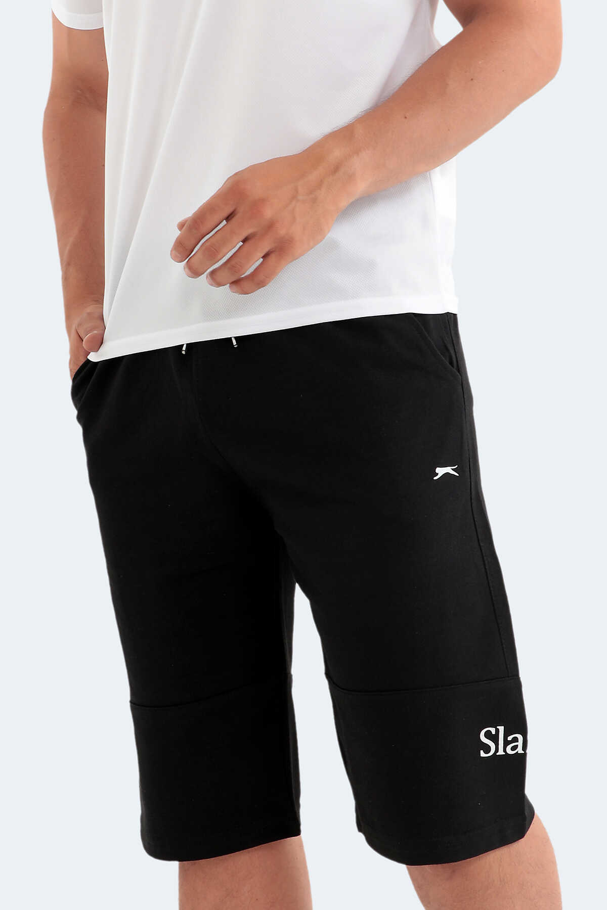 Slazenger - Slazenger PARISONER Erkek Şort Siyah