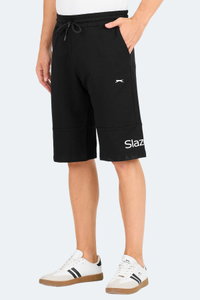 Slazenger - Slazenger PARISONER IN Erkek Cepli Kapri Siyah Şort