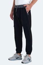 Slazenger - Slazenger PARTNER Erkek Cepli Dar Paça Siyah Eşofman Altı Slazenger - Slazenger PARTNER Erkek Cepli Dar Paça Siyah Eşofman Altı