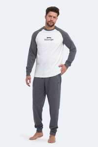 Slazenger - Slazenger PASCUAL IN Erkek Beyaz Pijama
