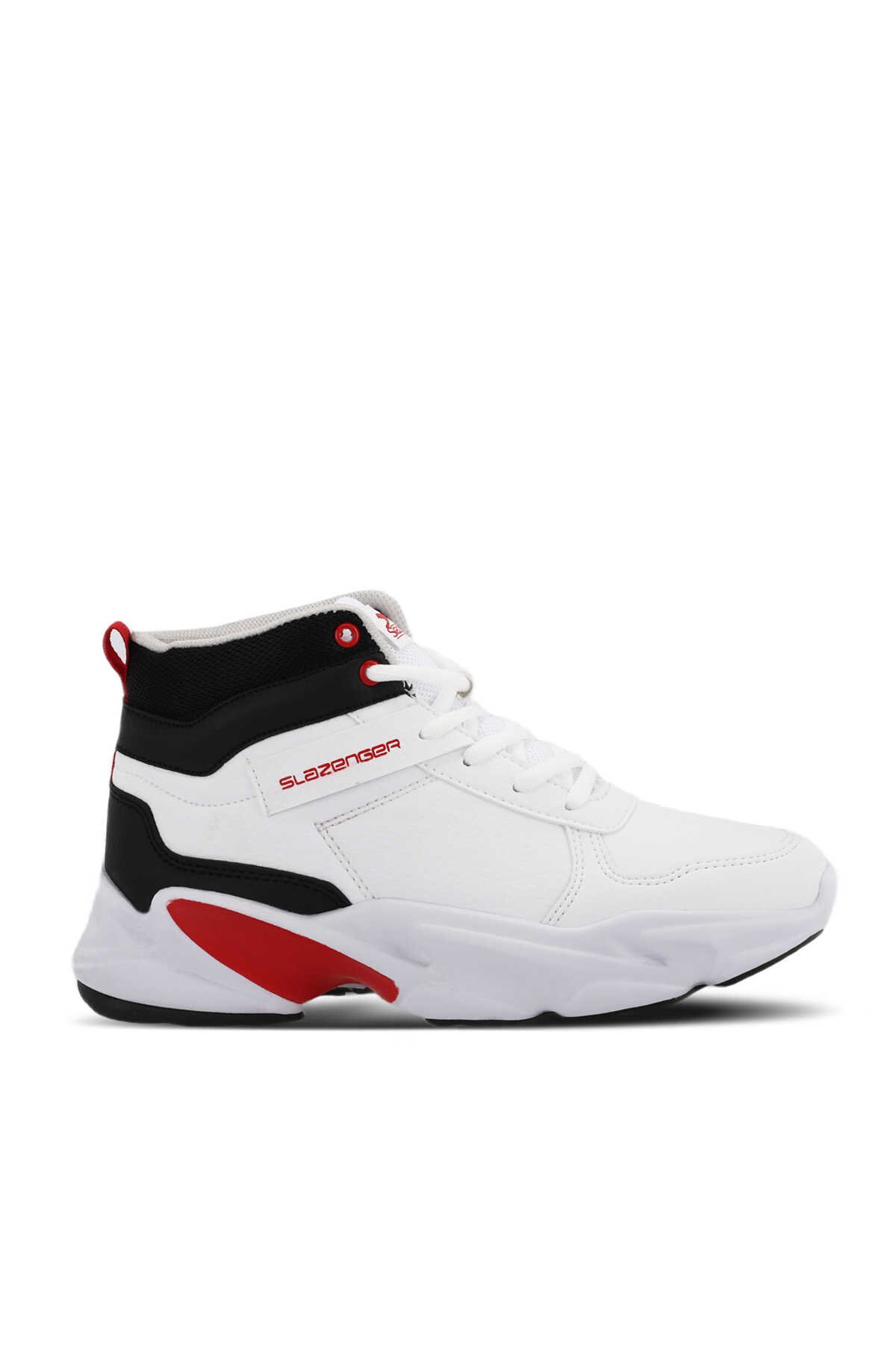 Slazenger - Slazenger PATTERN Sneaker Kadın Ayakkabı Beyaz / Kırmızı