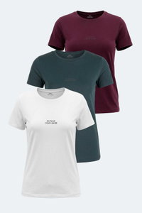 Slazenger - Slazenger PAYTONS 3 lü Set Kadın Tişört