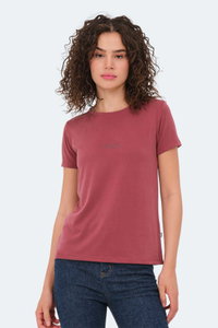 Slazenger - Slazenger PAYTONS Kadın Bordo Tişört