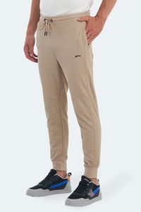 Slazenger - Slazenger PEARCE Erkek Fermuar Cepli Taş Gri Eşofman Altı Slazenger - Slazenger PEARCE Erkek Fermuar Cepli Taş Gri Eşofman Altı