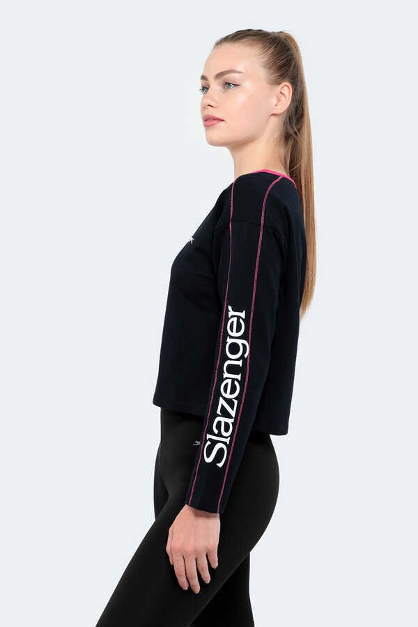 Slazenger PEPPER Kadın Sweatshirt Lacivert