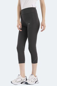 Slazenger - Slazenger PEREDURA IN Kadın Yüksek Bel Antrasit Tayt