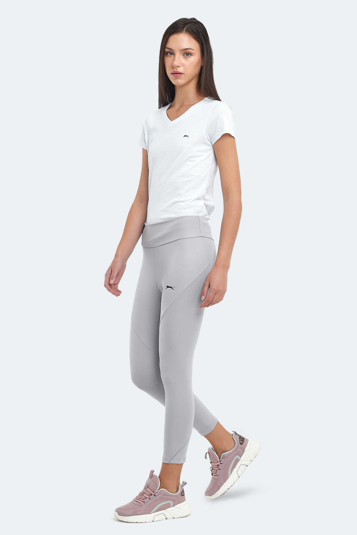 Slazenger - Slazenger PEREDURA Kadın Tayt Gri