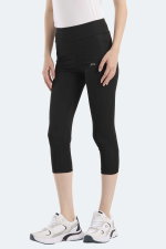 Slazenger - Slazenger PEREDURA IN Kadın Yüksek Bel Siyah Tayt