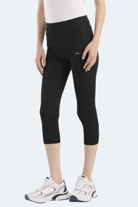 Slazenger - Slazenger PEREDURA IN Kadın Yüksek Bel Siyah Tayt