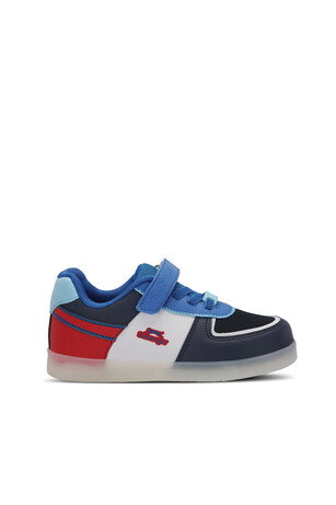 Slazenger PERLE Erkek Çocuk Cırt Cırtlı Lacivert / Beyaz Sneaker 