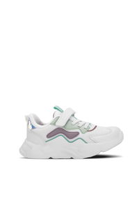 Slazenger - Slazenger PESO I Kız Çocuk Cırt Cırtlı Beyaz / Lila Sneaker Slazenger - Slazenger PESO I Kız Çocuk Cırt Cırtlı Beyaz / Lila Sneaker