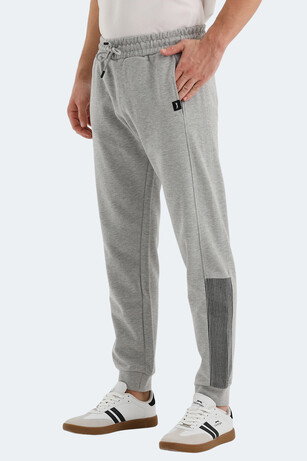 Slazenger PHILO IN Erkek Cepli Gri Eşofman Altı 