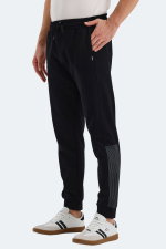 Slazenger - Slazenger PHILO IN Erkek Cepli Siyah Eşofman Altı