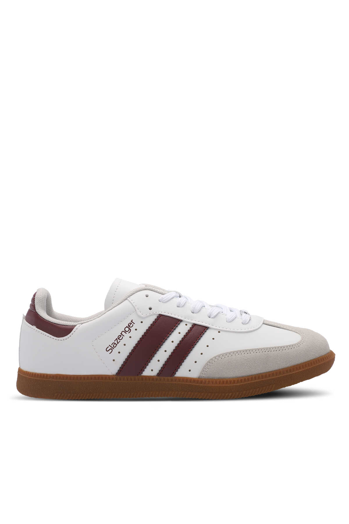 Slazenger - Slazenger PING Erkek Sneaker Ayakkabı Beyaz / Bordo