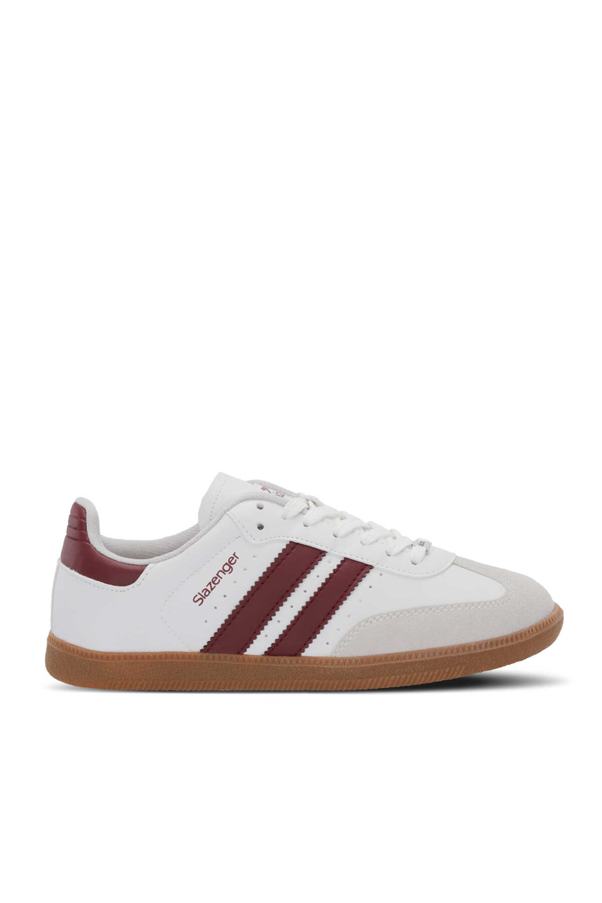 Slazenger - Slazenger PING K Unisex Sneaker Ayakkabı Beyaz / Bordo