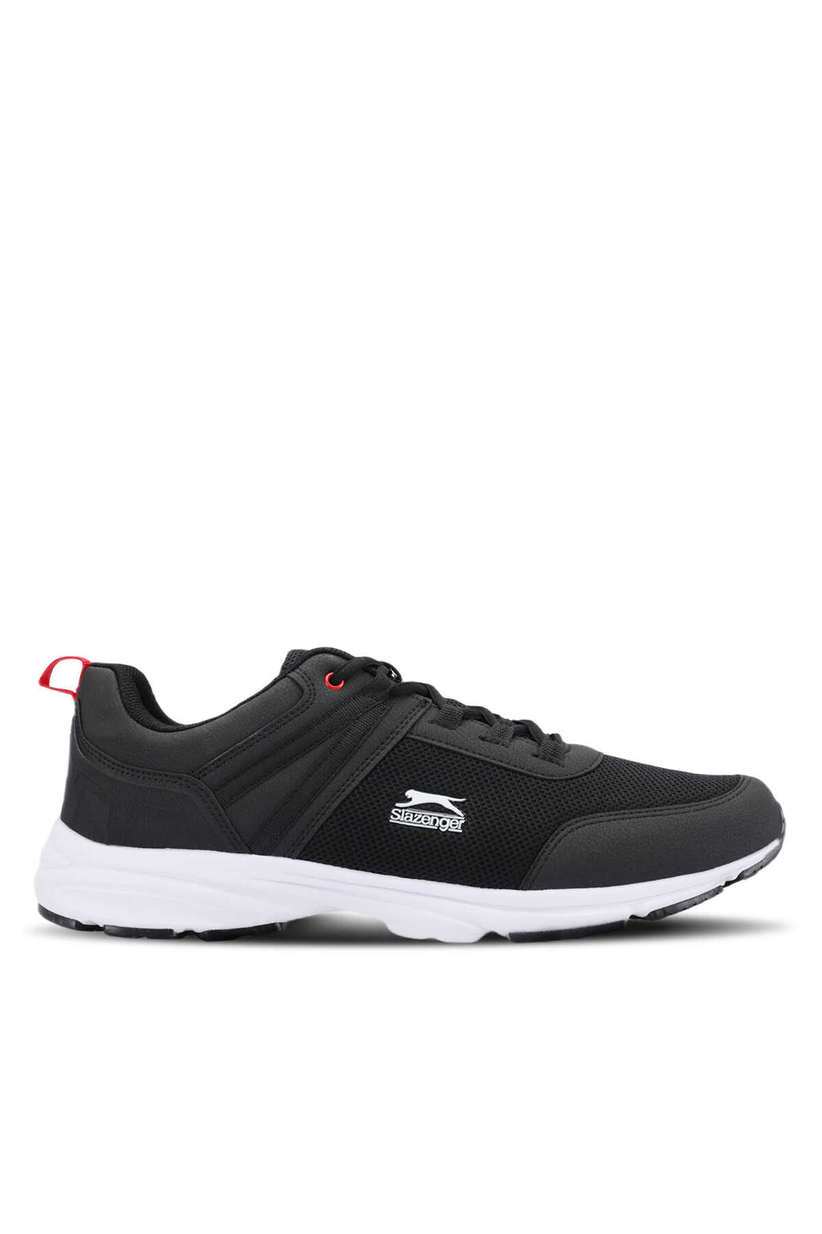 Slazenger - Slazenger PLANE Büyük Beden Erkek Siyah / Beyaz Koşu & Yürüyüş Spor Ayakkabısı