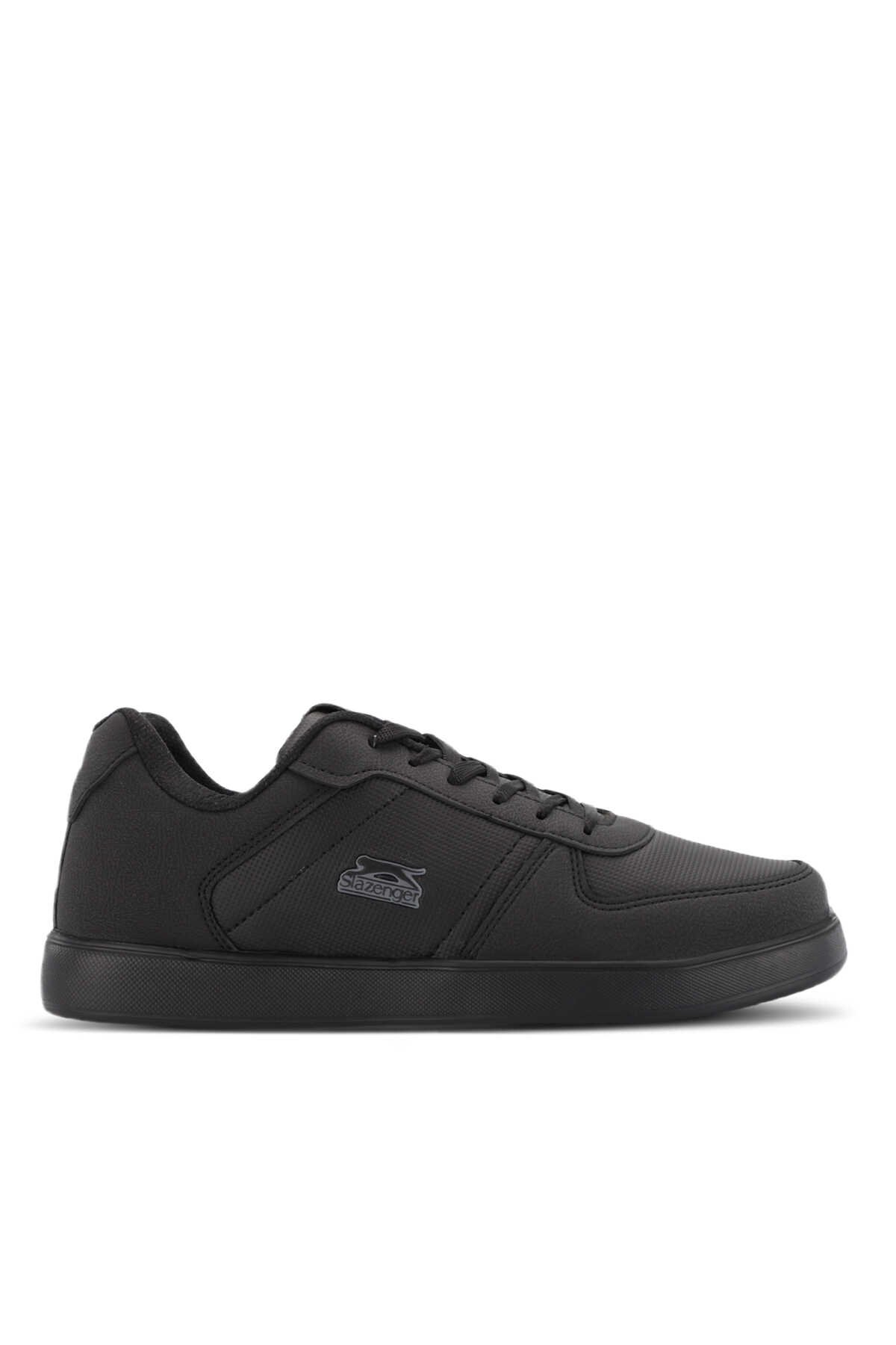Slazenger - Slazenger POINT NEW I Sneaker Erkek Ayakkabı Siyah Nubuk