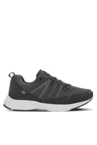 Slazenger - Slazenger POLISH I Erkek Büyük Beden Koyu Gri Koşu & Yürüyüş Spor Ayakkabısı