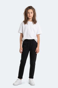 Slazenger - Slazenger POLLY Unisex Çocuk Siyah Eşofman Altı