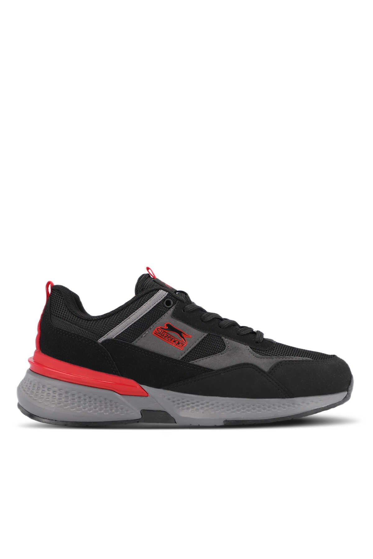 Slazenger - POSTMAN I Sneaker Erkek Ayakkabı Siyah / Kırmızı