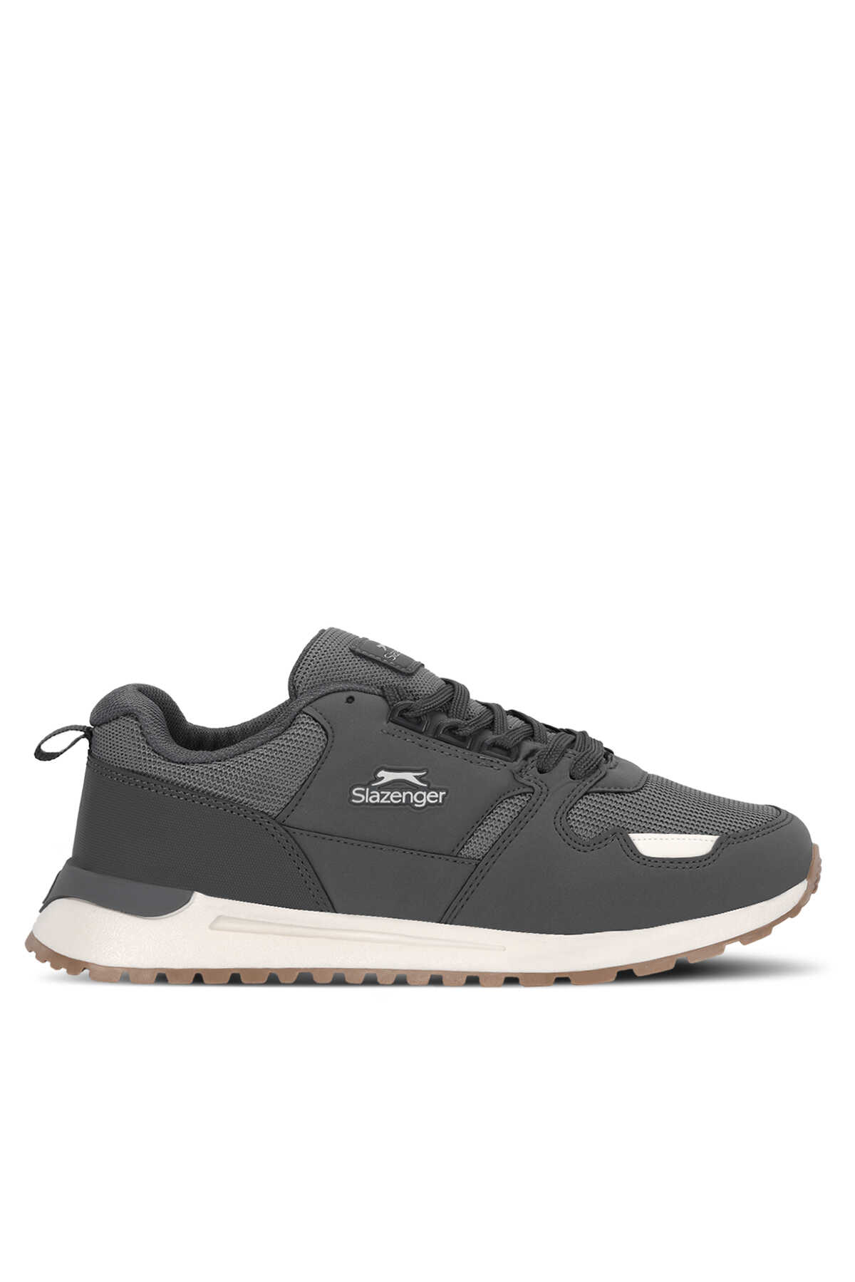 Slazenger - Slazenger PRESTON I Erkek Koyu Gri Günlük Spor Ayakkabısı