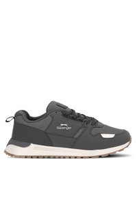 Slazenger - Slazenger PRESTON I Erkek Koyu Gri Günlük Spor Ayakkabısı