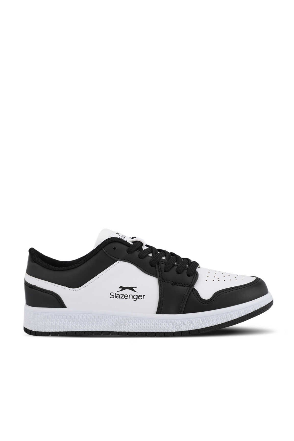 Slazenger - Slazenger PRINCE I Sneaker Kadın Ayakkabı Beyaz / Siyah