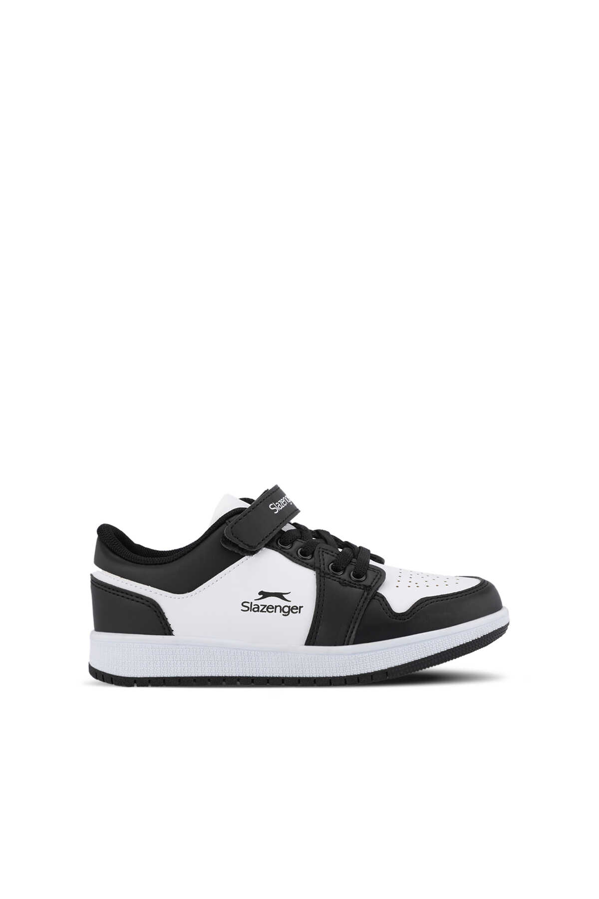 Slazenger - Slazenger PRINCE I Unisex Çocuk Sneaker Ayakkabı Beyaz / Siyah