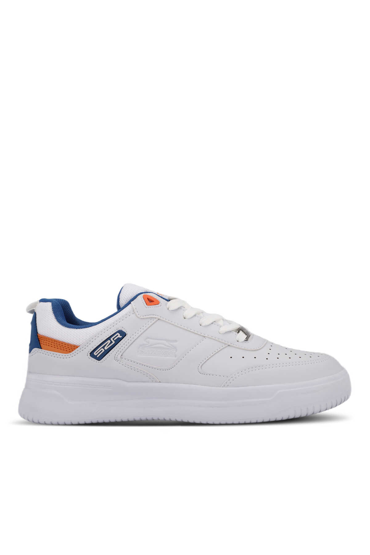 Slazenger - Slazenger PROJECT I Erkek Beyaz / Saks Mavi Koşu & Yürüyüş Spor Ayakkabısı