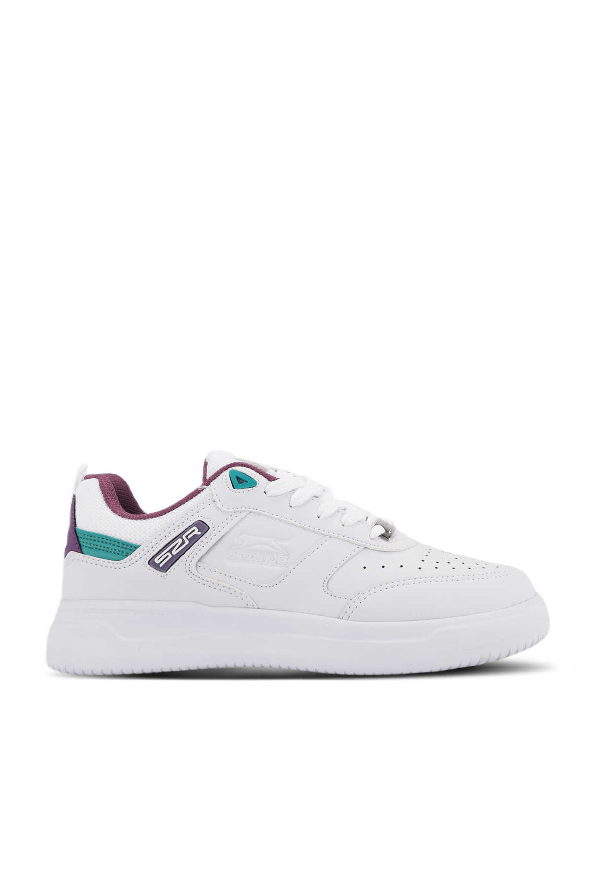 Slazenger - PROJECT I K Unisex Sneaker Ayakkabı Beyaz / Mor