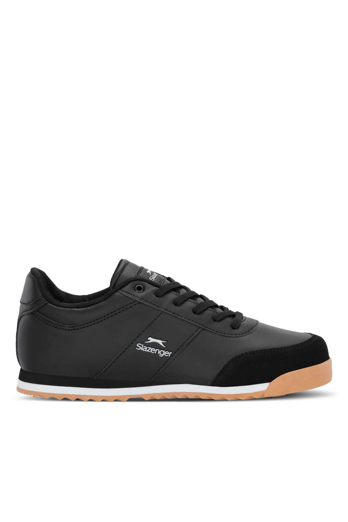 Slazenger - Slazenger PROTECT I Erkek Siyah / Beyaz Günlük Spor Ayakkabısı