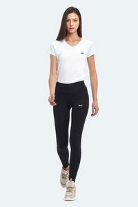 Slazenger - Slazenger PUNK IN Kadın Siyah Tayt