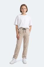 Slazenger - Slazenger PUNTO Unisex Çocuk Bej Eşofman Altı
