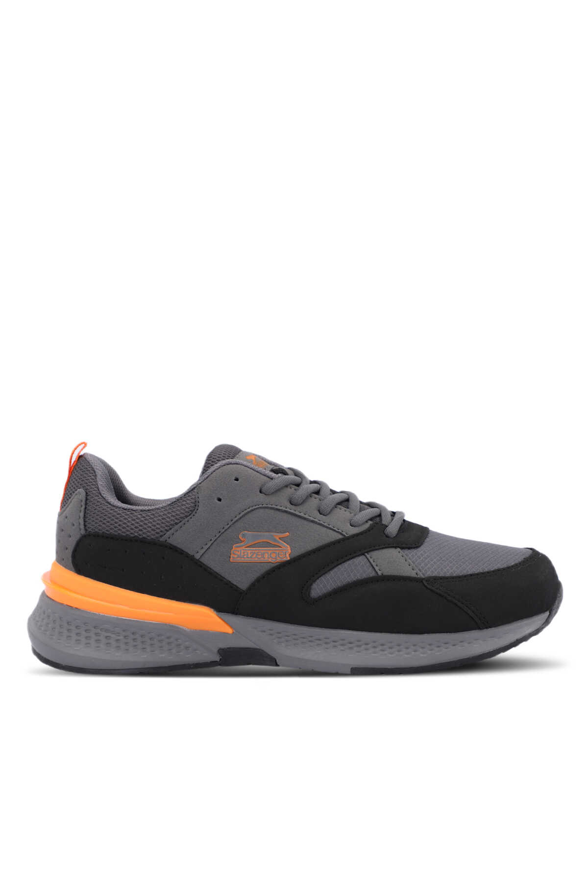 Slazenger - Slazenger PURSUIT IN Erkek Koyu Gri Koşu & Yürüyüş Spor Ayakkabısı
