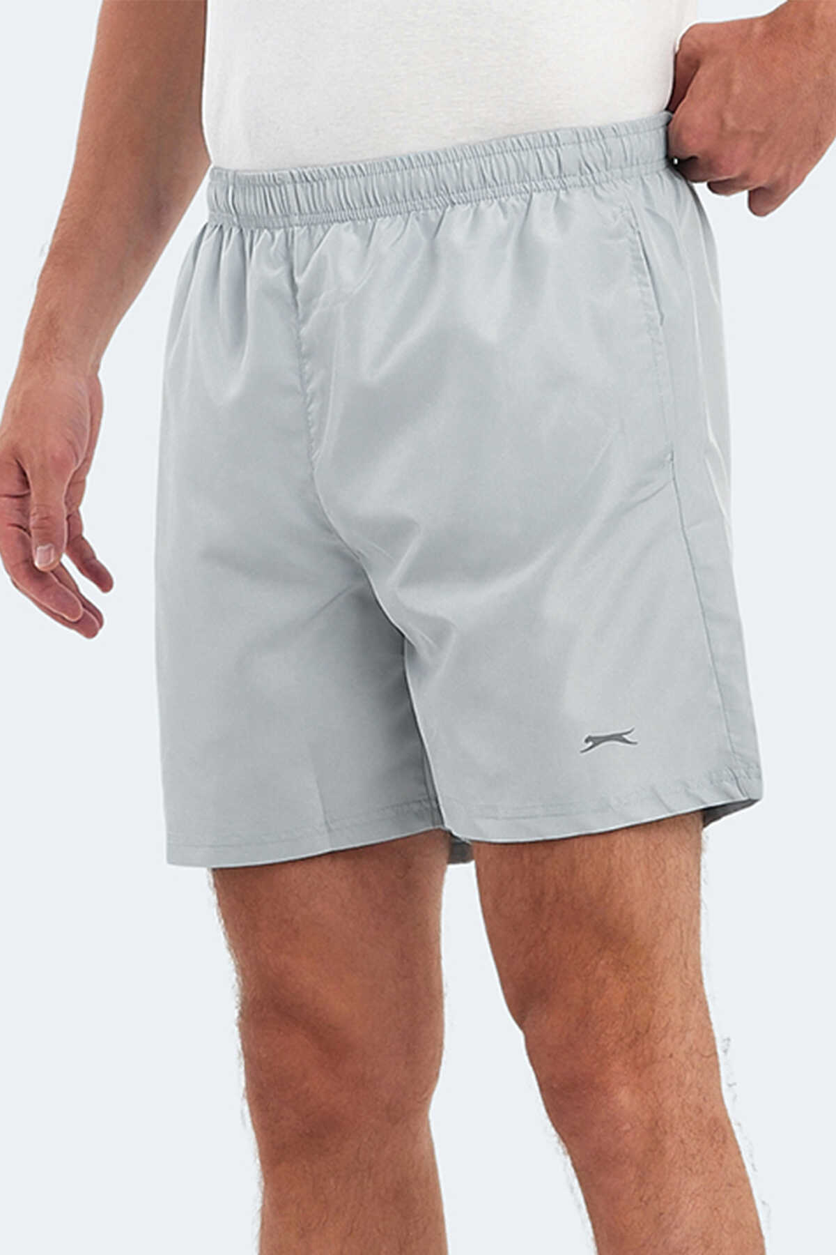 Slazenger RABI 2 li Set Erkek Cepli Deniz Şortu Gri - Kırmızı Mayo Slazenger RABI 2 li Set Erkek Cepli Deniz Şortu Gri - Kırmızı Mayo