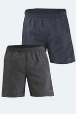 Slazenger - Slazenger RABI 2 li Set Erkek Cepli Deniz Şortu Koyu Gri - Lacivert Mayo Slazenger - Slazenger RABI 2 li Set Erkek Cepli Deniz Şortu Koyu Gri - Lacivert Mayo