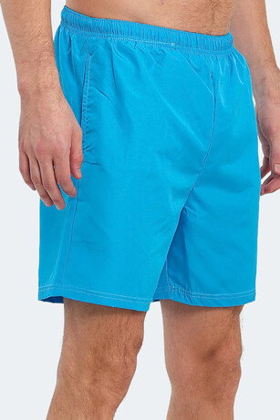 Slazenger RABI IN Erkek Cepli Deniz Şortu Turkuaz Mayo 
