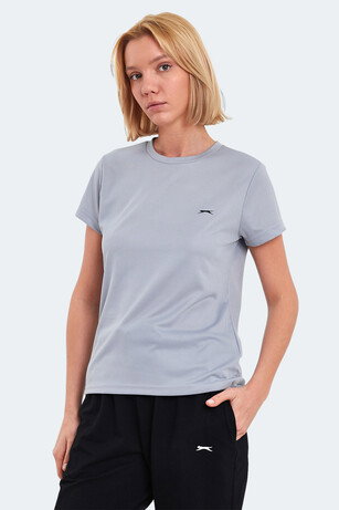 Slazenger ROCKETS Kadın Açık Gri Tişört