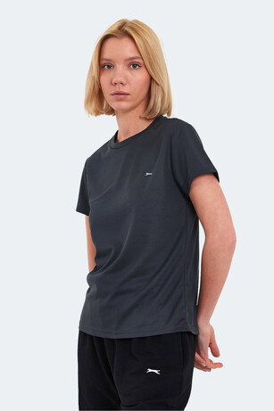 Slazenger ROCKETS Kadın Antrasit Tişört