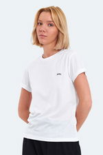 Slazenger - Slazenger RACING Kadın Beyaz Tişört Slazenger - Slazenger RACING Kadın Beyaz Tişört